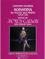 Antonín Dvořák: Sonatina For Flute And Piano Op.100 (noty na příčnou flétnu, klavír)