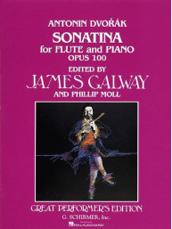 Antonín Dvořák: Sonatina For Flute And Piano Op.100 (noty na příčnou flétnu, klavír)