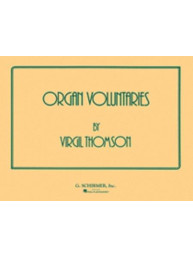Virgil Thomson: Organ Voluntaries (noty na varhany)