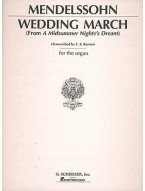 Mendelssohn: Wedding March (noty na varhany)