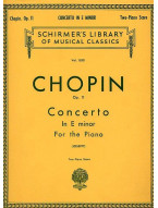 Chopin: Piano Concerto No.1 In E Minor Op.11 (noty na čtyřruční klavír)