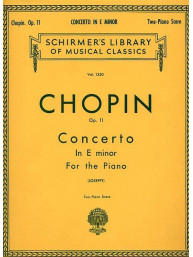 Chopin: Piano Concerto No.1 In E Minor Op.11 (noty na čtyřruční klavír)