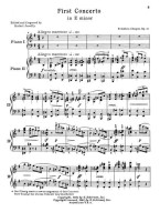 Chopin: Piano Concerto No.1 In E Minor Op.11 (noty na čtyřruční klavír)