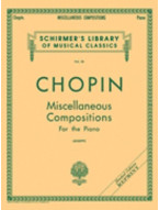 Chopin: Miscellaneous Compositions (noty na klavír)