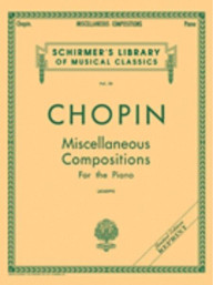 Chopin: Miscellaneous Compositions (noty na klavír)