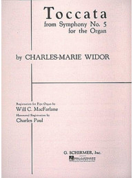 Charles-Marie Widor: Toccata from Symphony No. 5 (noty na varhany)