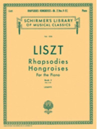 Franz Liszt: Rhapsodies Hongroises Book 2 Nos. 9- 5 (noty na klavír)