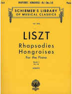 Franz Liszt: Rhapsodies Hongroises Book 1 Nos.1-8 (noty na klavír)