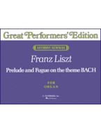 Franz Liszt: Prelude And Fugue On The Theme BACH (noty na varhany)