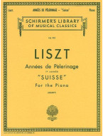 Franz Liszt: Annees De Pelerinage Book 1- Suisse (noty na klavír)