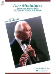 F.X. Mozart, Beethoven: 2 Minatures (noty na příčnou flétnu, klavír)