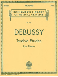 Debussy: Twelve Etudes For Piano (noty na klavír)