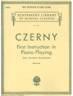 Carl Czerny: First Instruction In Piano Playing (noty na klavír)