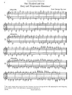 Carl Czerny: 110 Easy and Progressive Exercises, Op. 453 (noty na klavír)