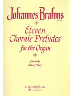 Brahms: 11 Chorale Preludes For Organ (noty na varhany)