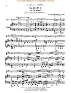 Beethoven: Violin Concerto In D Major Op. 61 (noty na housle, klavír)