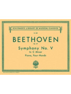 Beethoven: Symphony No.5 In C Minor Op.67 (noty na čtyřruční klavír)