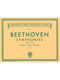 Beethoven: Symphonies Volume II - No. 6-9 (noty na čtyřruční klavír)