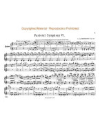 Beethoven: Symphonies Volume II - No. 6-9 (noty na čtyřruční klavír)