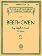 Beethoven: Symphonies Book 2 - Nos. 6-9 (noty na klavír)