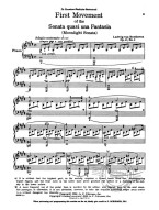 Beethoven: Piano Sonata 'Moonlight' Op.27 No.2 - 1st Movement (noty na klavír)