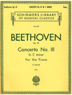 Beethoven: Piano Concerto No.3 In C Minor Op.37 (noty na čtyřruční klavír)