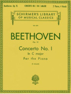 Beethoven: Piano Concerto No.1 In C Op. 15 (noty na čtyřruční klavír)