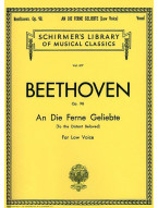 Beethoven: An Die Ferne Geliebte Op.98 (noty na klavír, zpěv, hluboký hlas)