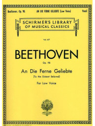 Beethoven: An Die Ferne Geliebte Op.98 (noty na klavír, zpěv, hluboký hlas)