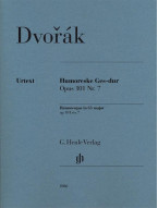 Antonín Dvořák: Humoreska Ges-Dur op. 101, no. 7 (noty na klavír)