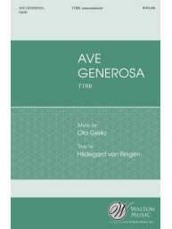 Ola Gjeilo: Ave Generosa - TTBB (noty na sborový zpěv, klavír) - SADA 5 ks