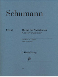 Robert Schumann: Variations On A Theme In E-Flat (noty na klavír)