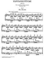 Robert Schumann: Fantasy Pieces Op.12 (noty na klavír)