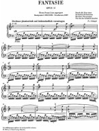 Robert Schumann: Fantasy In C Major Op. 17 (noty na klavír)