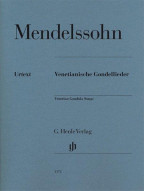 Mendelssohn: Venetian Gondola Songs (noty na klavír)