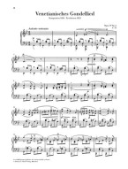 Mendelssohn: Venetian Gondola Songs (noty na klavír)