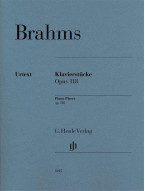 Johannes Brahms: Piano Pieces Op. 118, Nos. 1-6 (noty na klavír)