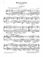 Johannes Brahms: Piano Pieces Op. 118, Nos. 1-6 (noty na klavír)