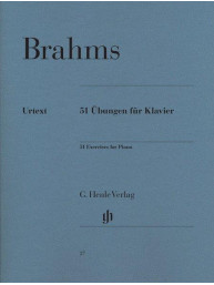 Johannes Brahms: 51 Exercises For Piano (noty na klavír)