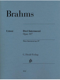 Johannes Brahms: 3 Intermezzi / Drei Intermezzi Op. 117 (noty na klavír)