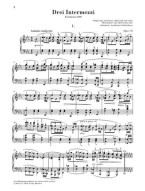 Johannes Brahms: 3 Intermezzi / Drei Intermezzi Op. 117 (noty na klavír)