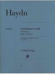 Haydn: Variations In F Minor (noty na klavír)