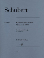 Franz Schubert: Piano Sonata In B Flat Major D 960 (noty na klavír)