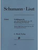 Franz Liszt: Spring Night From Song Cycle Op. 39 (noty na klavír)