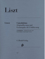Franz Liszt: Consolations (noty na klavír)