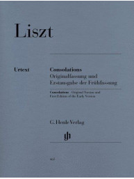 Franz Liszt: Consolations (noty na klavír)