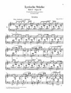 Edvard Grieg: Sämtliche Lyrische Stücke (noty na klavír)