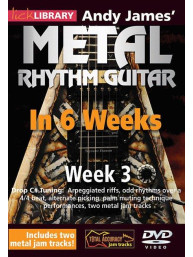 Andy James' Metal Rhythm Guitar In 6 Weeks - 3 (video škola hry na kytaru)