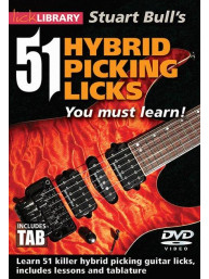 51 Hybrid Picking Licks You Must Learn (video škola hry na kytaru)