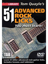 51 Advanced Rock Licks You Must Learn (video škola hry na kytaru)